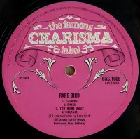 RARE BIRD Rare Bird Vinyl Record LP Charisma 1969 UK 1st Press Pink Scroll CAS 1005