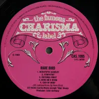 RARE BIRD Rare Bird Vinyl Record LP Charisma 1969 UK 1st Press Pink Scroll CAS 1005