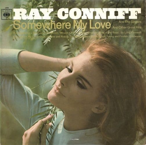 RAY CONNIFF Somewhere My Love Vinyl Record LP CBS 1966