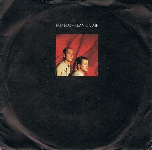 RED BOX Lean On Me AhLiAyo 7" Single Vinyl Record 45rpm Sire 1985