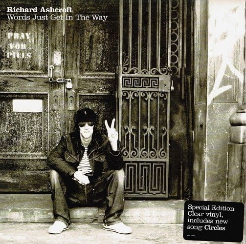 RICHARD ASHCROFT Words Just Get In The Way Vinyl Record 7 Inch Parlophone 2006 Clear Vinyl