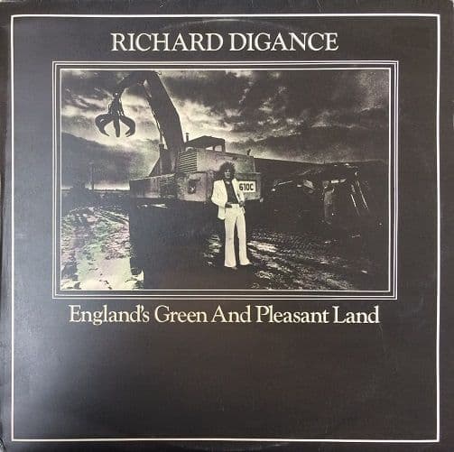 RICHARD DIGANCE England's Green And Pleasant Land Vinyl Record LP Transatlantic 1974 Signed