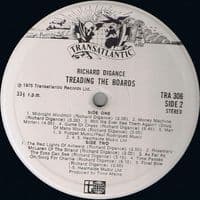 RICHARD DIGANCE Treading The Boards Vinyl Record LP Transatlantic 1975 Signed