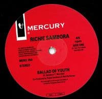 RICHIE SAMBORA Ballad Of Youth Vinyl Record 12 Inch Mercury 1991