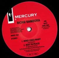 RICHIE SAMBORA Ballad Of Youth Vinyl Record 12 Inch Mercury 1991