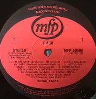 RINGO STARR Ringo Vinyl Record LP MFP