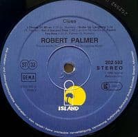 ROBERT PALMER Clues Vinyl Record LP Island 1980