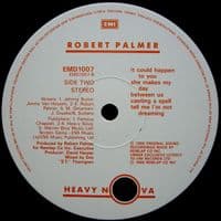 ROBERT PALMER Heavy Nova Vinyl Record LP EMI 1988
