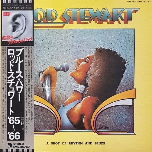 ROD STEWART A Shot Of Rhythm And Blues Vinyl Record LP Japanese EMI 1976
