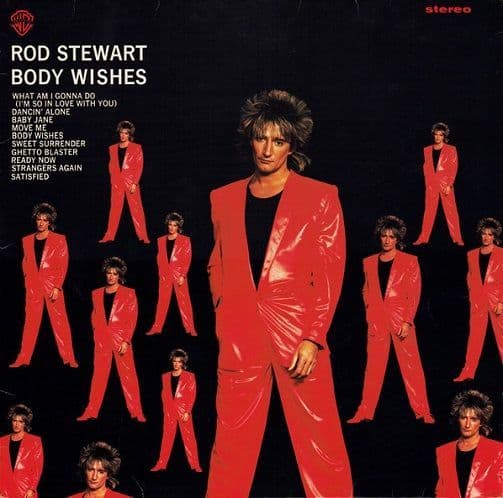 ROD STEWART Body Wishes Vinyl Record LP Warner Bros. 1983