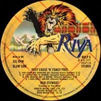 ROD STEWART Foot Loose & Fancy Free Vinyl Record LP Riva 1977