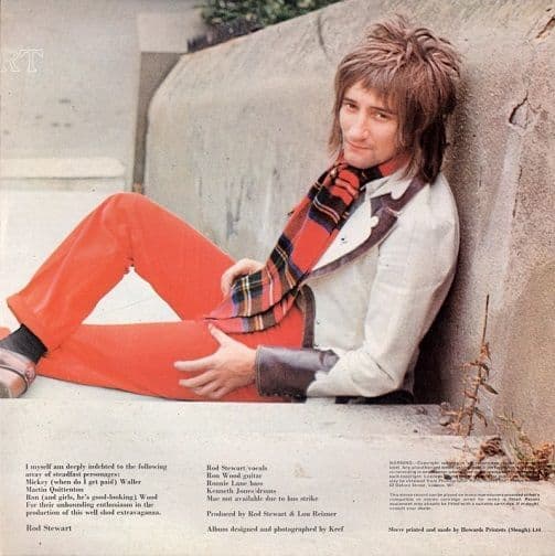 ROD STEWART Gasoline Alley Vinyl Record LP Vertigo Swirl 1970