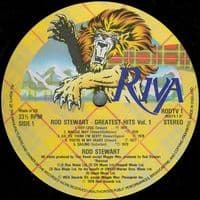 ROD STEWART Greatest Hits Vinyl Record LP Riva 1979