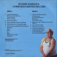 RONNIE BARKER Ronnie Barker's Unbroken British Record Vinyl Record LP K-Tel 1978