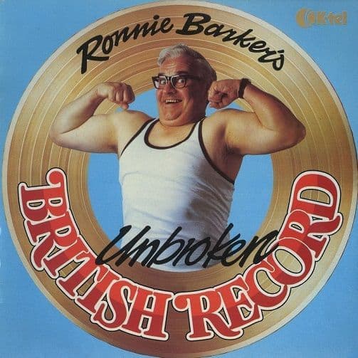 RONNIE BARKER Ronnie Barker's Unbroken British Record Vinyl Record LP K-Tel 1978