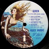 ROXY MUSIC Siren Vinyl Record LP Island 1975