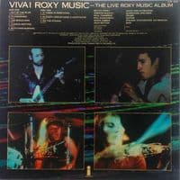 ROXY MUSIC Viva! Roxy Music (The Live Roxy Music Album) Vinyl Record LP Island 1976
