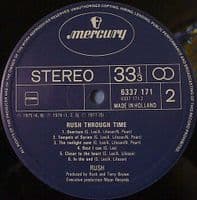 RUSH Rush Through Time Vinyl Record LP Mercury 1982
