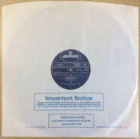 RUSH Rush Vinyl Record LP Mercury 1974 Original UK 1st Pressing Blue Silver Label 9100 011 1Y/1 2Y/1