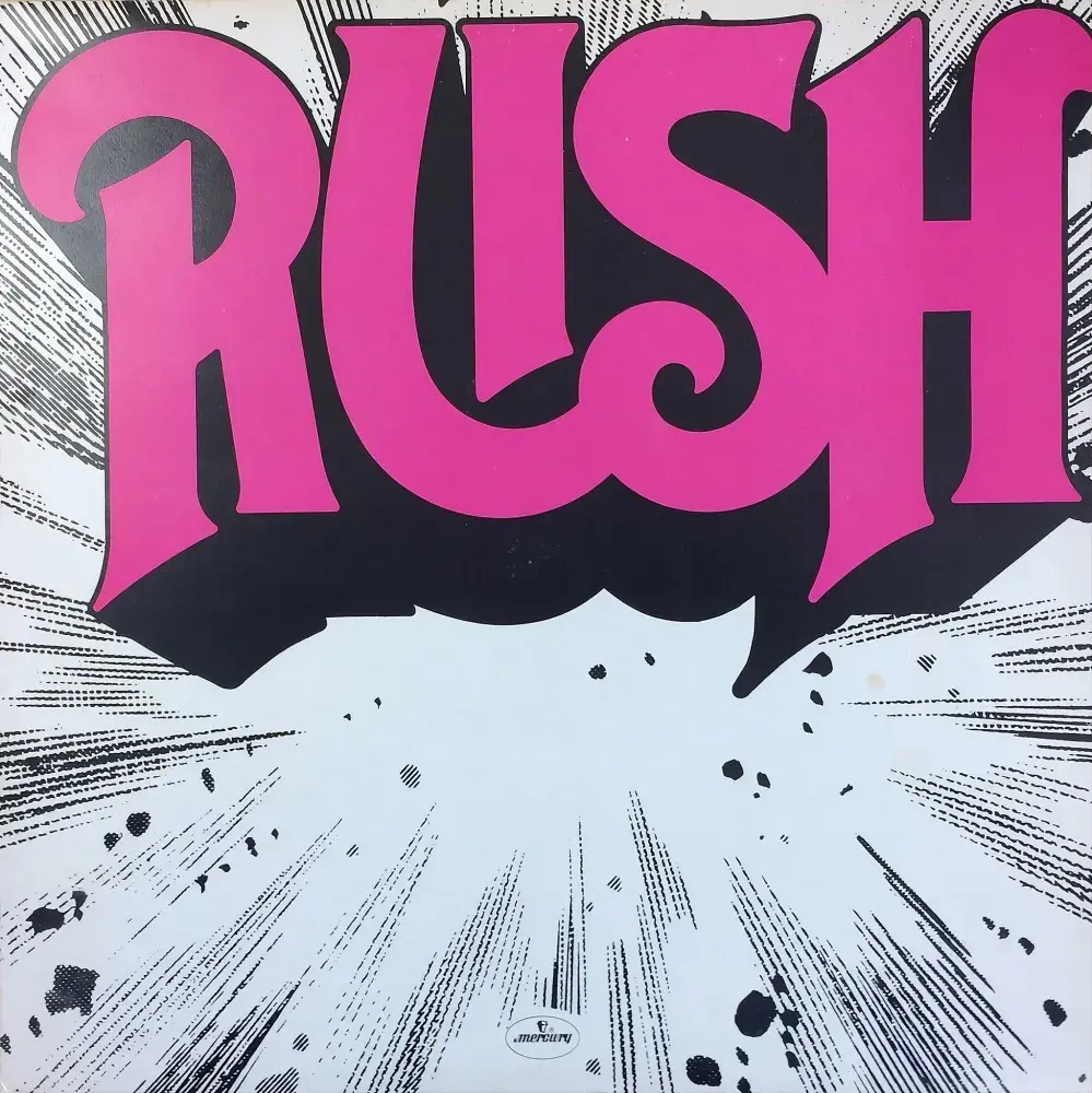 RUSH Rush Vinyl Record LP Mercury 1974 Original UK 1st Pressing Blue Silver Label 9100 011 1Y/1 2Y/1