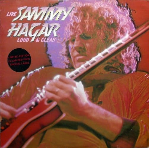 SAMMY HAGAR Loud & Clear Vinyl Record LP Capitol 1979 Red Vinyl