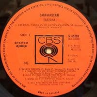SANTANA Caravanserai Vinyl Record LP CBS 1972