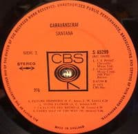 SANTANA Caravanserai Vinyl Record LP CBS 1972