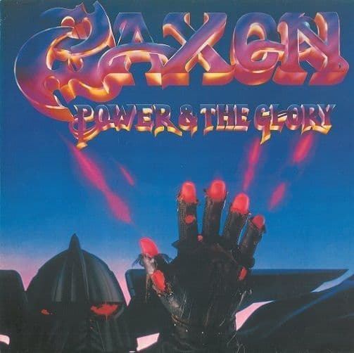 SAXON Power And The Glory Vinyl Record LP French Carrere 1983