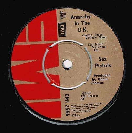 1976年 レアライヴ SEX PISTOLS ブート盤 ANARCHY 1976年 レアライヴ SEX PISTOLS ブート盤 ANARCHY