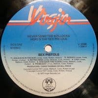 SEX PISTOLS Never Mind The Bollocks Vinyl Record LP Virgin 1977