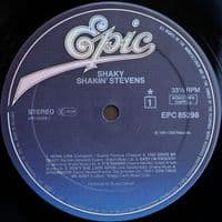 SHAKIN' STEVENS Shaky Vinyl Record LP Epic 1981