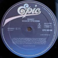 SHAKIN' STEVENS Shaky Vinyl Record LP Epic 1981