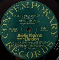 SHELLY MANNE Alive In London Vinyl Record LP US Contemporary 1971