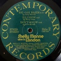 SHELLY MANNE Alive In London Vinyl Record LP US Contemporary 1971
