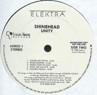 SHINEHEAD Unity Vinyl Record LP US Elektra 1988 Promo