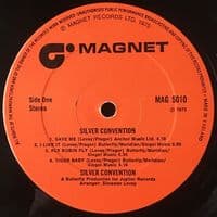 SILVER CONVENTION Silver Convention Vinyl Record LP Magnet