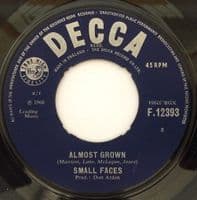 SMALL FACES Hey Girl Vinyl Record 7 Inch Decca 1966 F.12393 1st Pressing Single 45rpm Unboxed Label