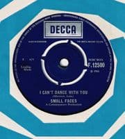 SMALL FACES My Mind's Eye Vinyl Record 7 Inch Decca 1966 UK Pressing F.12500 T2-1C Matrix 4-Pronged