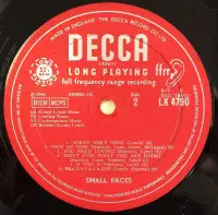 SMALL FACES Small Faces Vinyl Record LP Decca 1966 Original UK 1st Pressing Unboxed Red Silver Label