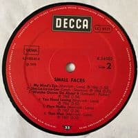 SMALL FACES Small Faces Vinyl Record LP German Decca 1979