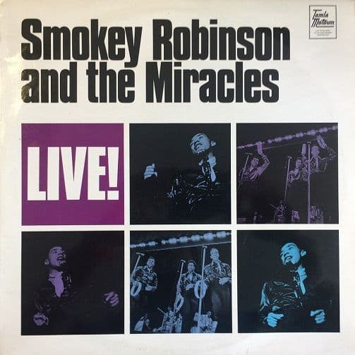 SMOKEY ROBINSON & THE MIRACLES Live! Vinyl Record LP Tamla Motown 1969