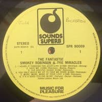 SMOKEY ROBINSON & THE MIRACLES The Fantastic Smokey Robinson & The Miracles LP Sounds Superb 1973