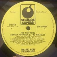 SMOKEY ROBINSON & THE MIRACLES The Fantastic Smokey Robinson & The Miracles LP Sounds Superb 1973
