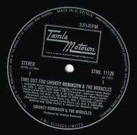 SMOKEY ROBINSON Time Out For Smokey Robinson And The Miracles Vinyl Record LP Tamla Motown 1969
