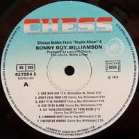 SONNY BOY WILLIAMSON Sonny Boy Williamson Vinyl Record LP French Chess 1980