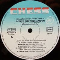 SONNY BOY WILLIAMSON Sonny Boy Williamson Vinyl Record LP French Chess 1980