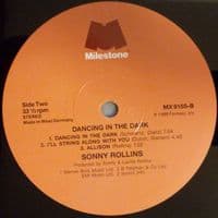 SONNY ROLLINS Dancing In The Dark Vinyl Record LP Milestone 1988