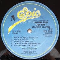 STANLEY CLARKE I Wanna Play For You Vinyl Record LP Epic 1979