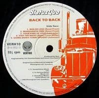 STATUS QUO Back To Back Vinyl Record LP Vertigo 1983