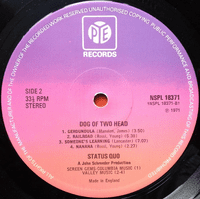 STATUS QUO Dog Of Two Head Vinyl Record LP Pye